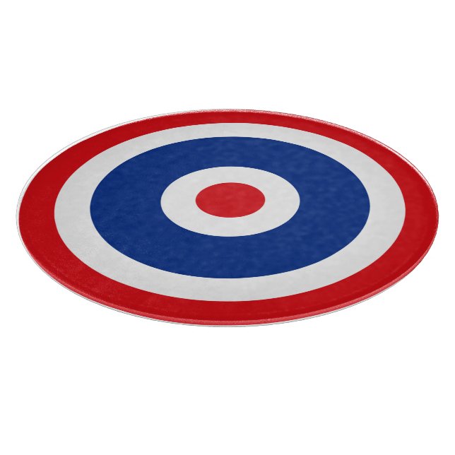 Thai Flag Roundel Target Schneidebrett (Ecke)
