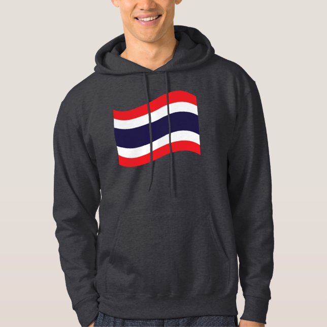 Thai Flag Wave Hoodie (Vorderseite)