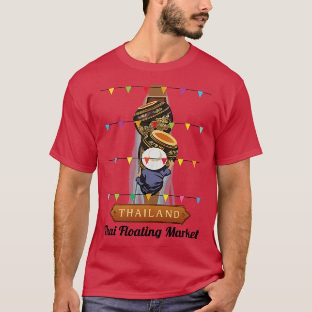Thai Floating Market T-Shirt (Vorderseite)