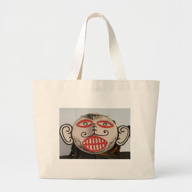 Thai Ghost Face, Phi Ta Khon Mask Festival, Loei Jumbo Stoffbeutel (Vorne)