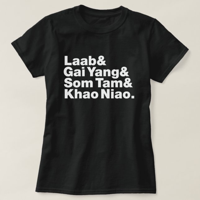 Thai Isaan Street Food T-Shirt (Design vorne)