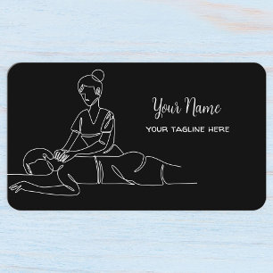 Thai Massage Mobile Wellness-Center Business Card Visitenkarte