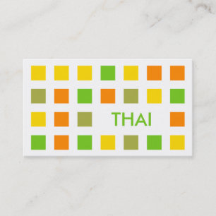 THAI (mod Quadrate) Visitenkarte