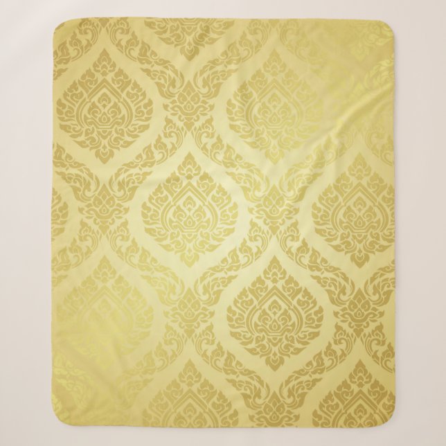 Thai Pattern Oberster Goldgrundthai, Muster, Sherpadecke (Vorderseite)