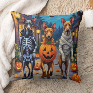 Thai Ridgeback Halloween-Kostüm beim Süßigkeiten-S Kissen