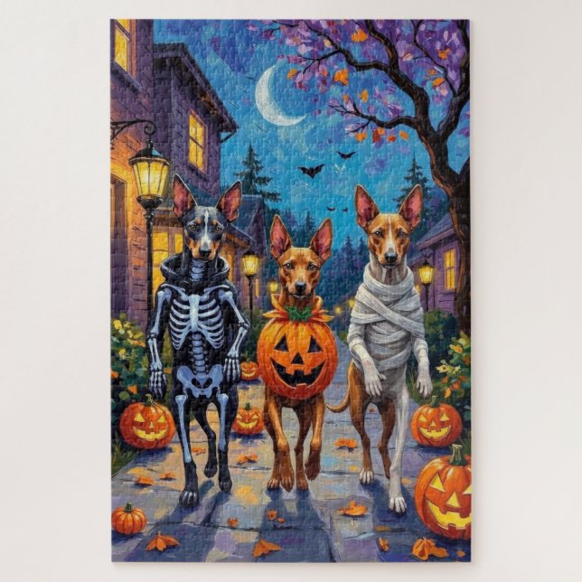 Thai Ridgeback Halloween-Kostüm beim Trick-or-Trea (Vertikal)