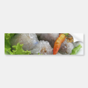Thai Sago mit Chili ... Thailand Street Food Autoaufkleber