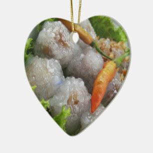 Thai Sago mit Chili ... Thailand Street Food Keramikornament
