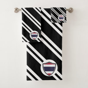 Thai-Schild Badehandtuch Set