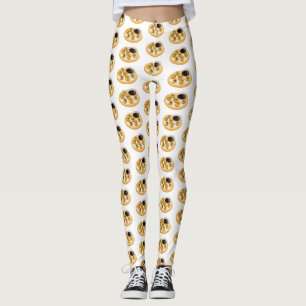 Thai Shrimp Cartoon Illustration Leggings