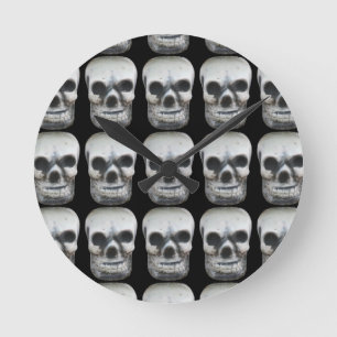 Thai Skull Runde Wanduhr