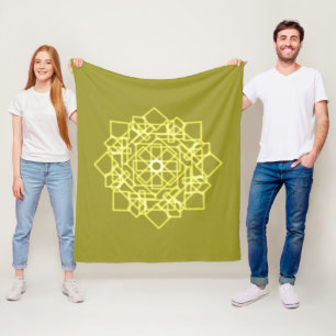 thai square pattern of modern graphic design style fleecedecke