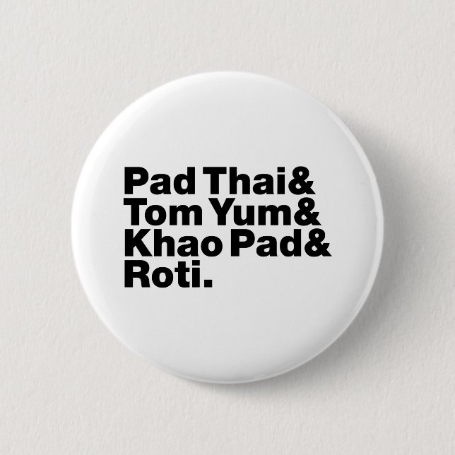 Thai Street Food Button (Vorderseite)