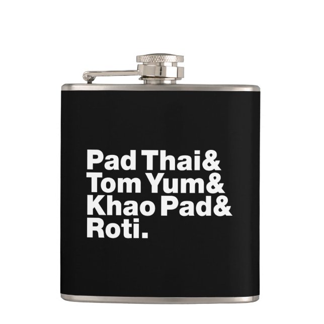 Thai Street Food Flachmann (Vorderseite)