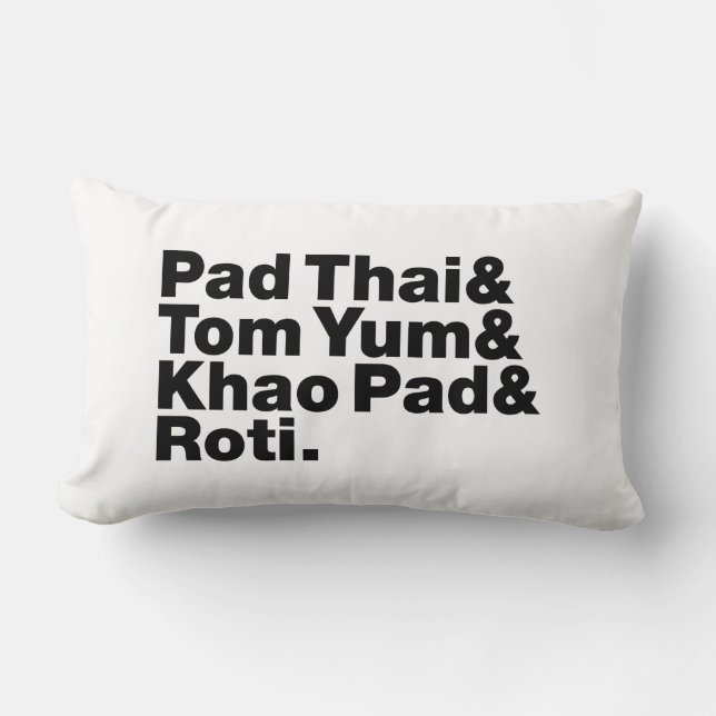 Thai Street Food Lendenkissen (Vorderseite)