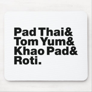 Thai Street Food Mousepad
