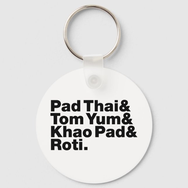 Thai Street Food Schlüsselanhänger (Vorderseite)