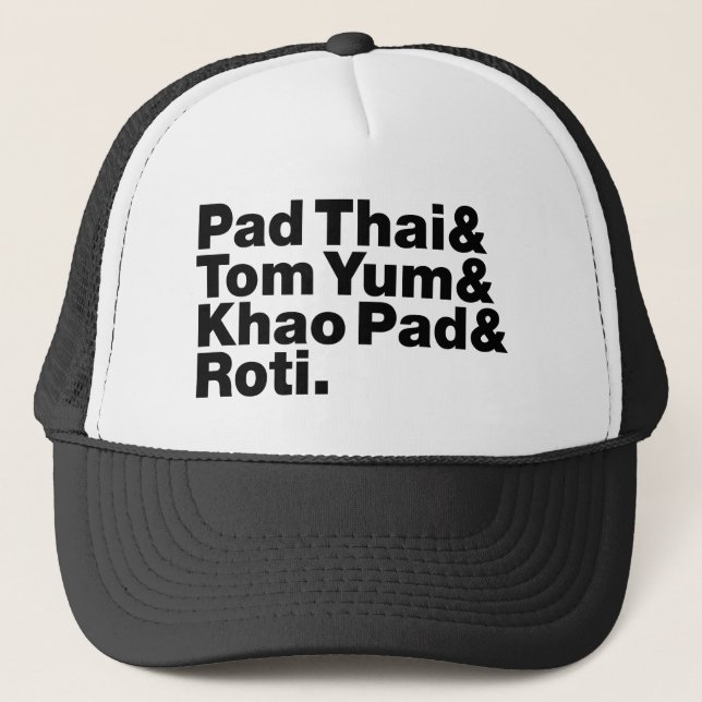Thai Street Food Truckerkappe (Vorderseite)