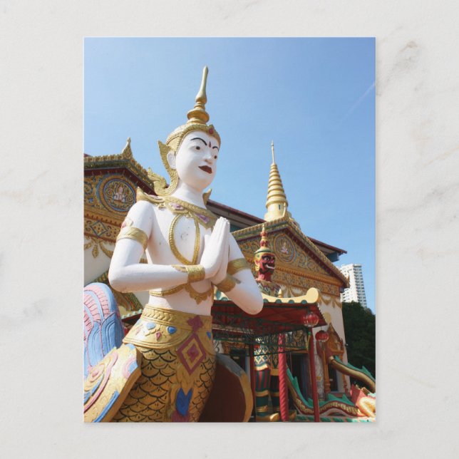 Thai Temple in Penang Postkarte (Vorderseite)