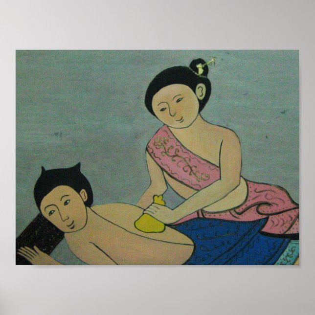 Thai Traditional Massage Poster (Vorne)