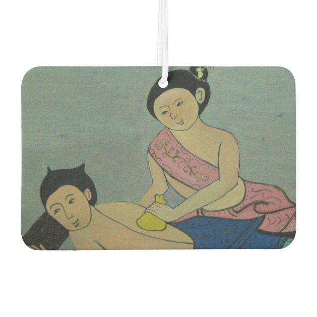 Thai Traditionelle Massage Autolufterfrischer (Vorderseite)