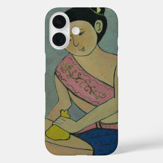 Thai Traditionelle Massage iPhone 16 Hülle (Rückseite)
