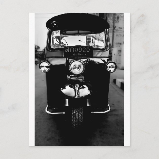 Thai Tuk Tuk Postkarte (Vorderseite)