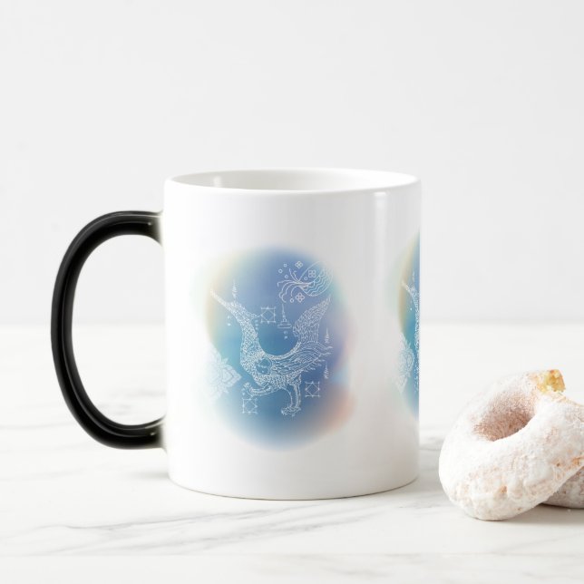 Thai Yantra für Fortune Enhancement Verwandlungstasse (Mit Donut)