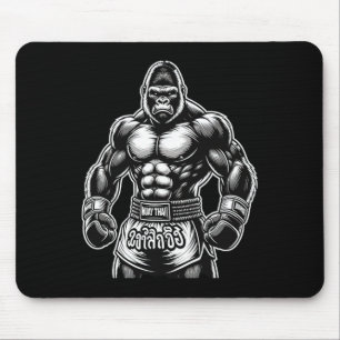 Thaiboxen und Kickboxen - Muay Thai Gorilla Mousepad