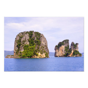 Thailand, Andaman-Meer. Ao Phang Nga-Inseln in Fotodruck