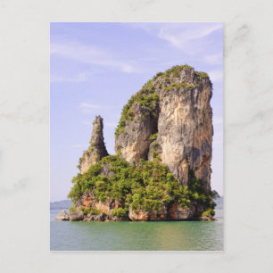 Thailand, Andaman-Meer. Ao Phang Nga-Inseln in Postkarte