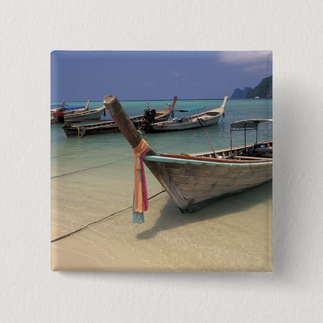 Thailand, Andaman-Meer, Ko Phi Phi Insel, Button (Vorderseite)