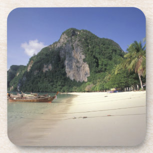 Thailand, Andaman-Meer, Ko Phi Phi Insel, Strand Getränkeuntersetzer