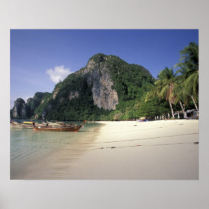 Thailand, Andaman Sea, Ko Phi Phi Island, Strand Poster