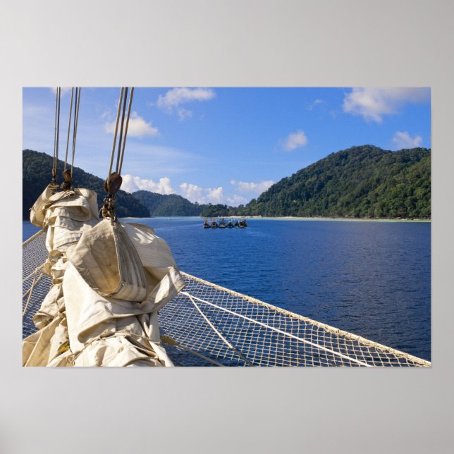Thailand, Andaman Sea. Star Fyer Clipper Poster (Vorne)