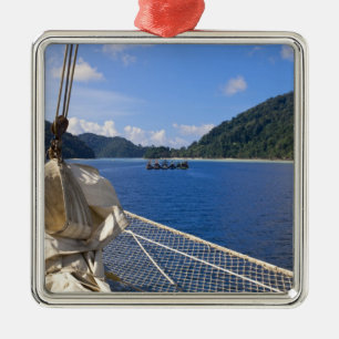 Thailand, Andamanensee. Star Fyer Klipper Silbernes Ornament