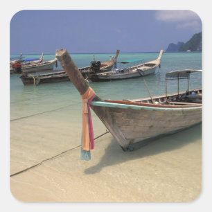 Thailand, Andamansee, Ko Phi Phi Island, Quadratischer Aufkleber