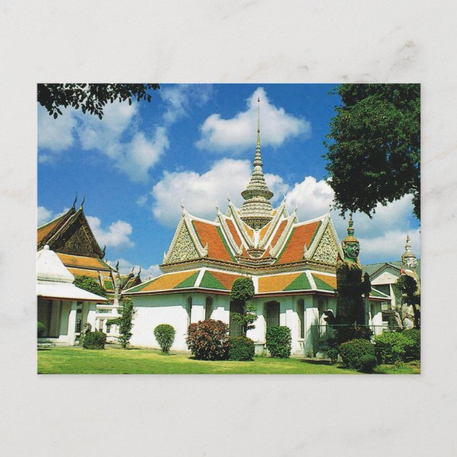 Thailand, Bangkok, Aroon-Tempel Postkarte (Vorderseite)