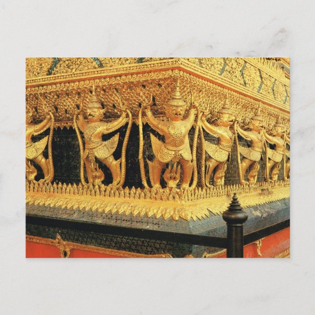 Thailand, Bangkok, Dekoration, Wat Phra Keo Postkarte (Vorderseite)