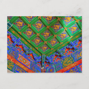 Thailand, Bangkok   Drachen-Tempel Postkarte