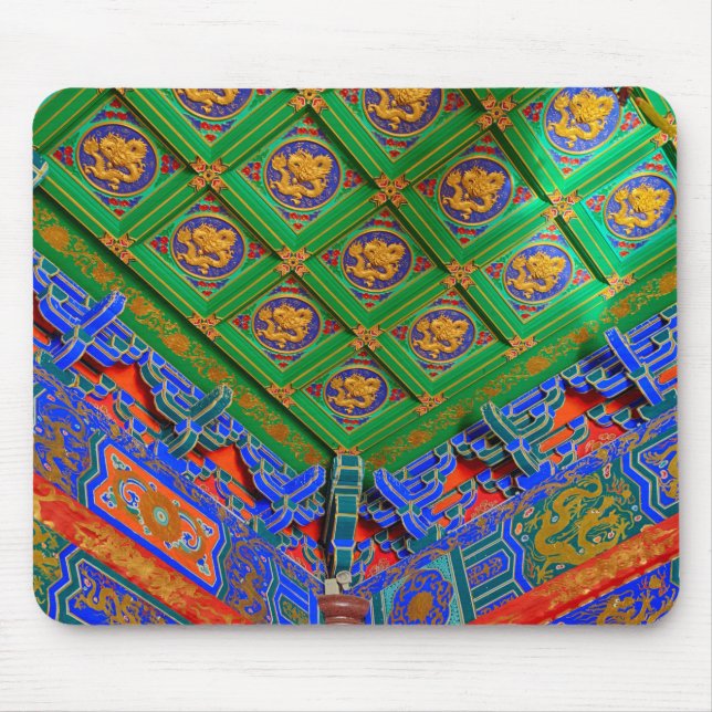 Thailand, Bangkok | Dragon Temple Mousepad (Vorne)