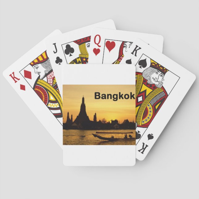 Thailand Bangkok (St.K.) Spielkarten (Rückseite)