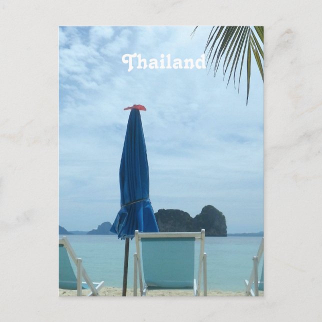 Thailand Beach Postkarte (Vorderseite)