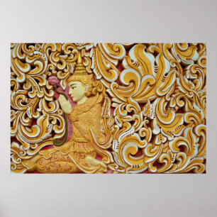 Thailand Buddha Poster