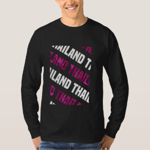 Thailand Camouflage Muster Pink Camouflage T-Shirt