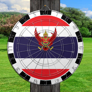 Thailand Dartboard & Thai Flag / Spielbrett Dartscheibe