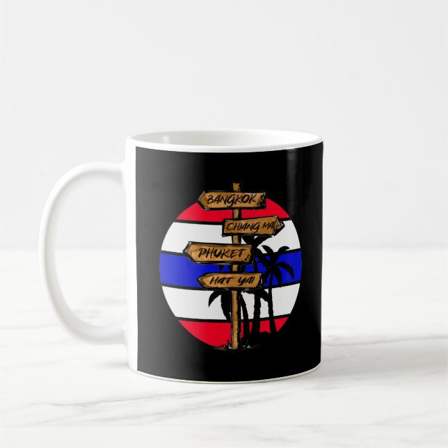 Thailand Destinationen - Bangkok Chiang Mai Phuket Kaffeetasse (Links)