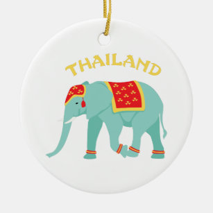 Thailand-Elefant Keramikornament