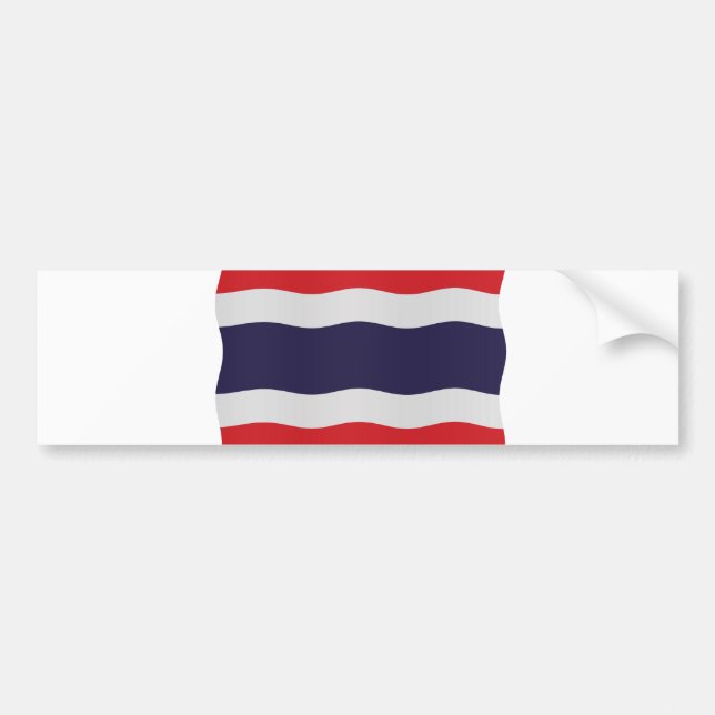 Thailand flag autoaufkleber (Vorne)
