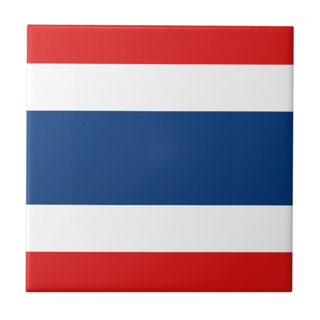 Thailand Flag Keramik Tile Fliese (Vorderseite)